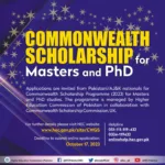 BEST OFFER COMMONWEALTH SCHOLARSHIPS FOR MASTERS & PHD 2023